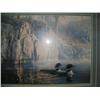 Image 2 : Double matted and frame, signed and numbered print " Morning Loons" by Daniel Smith, frame size 25"x