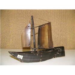 2 masted baleen ship 10" long (2)