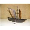 Image 2 : 2 masted baleen ship 10" long (2)