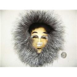 CHOICE on 4 Anaktuvuk pass masks: 9" with silver fox trim (229)