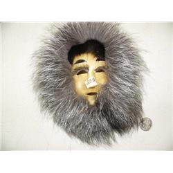 CHOICE on 4 Anaktuvuk pass masks: 9" with silver fox trim (229)
