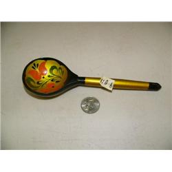 CHOICE on 3: old Russian lacquered spoons (2)