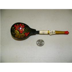 CHOICE on 3: old Russian lacquered spoons (2)