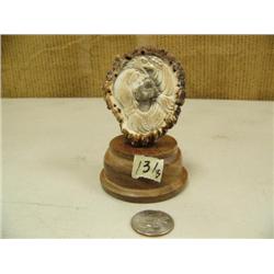 CHOICE on 3 imported carvings: Indian chief and eagle (2)