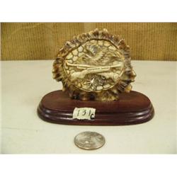 CHOICE on 3 imported carvings: Eagle and 2 guns (2)