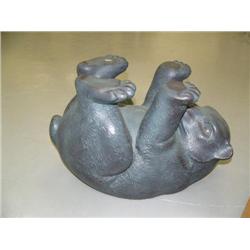 Bear cub on back table with glass top (229)