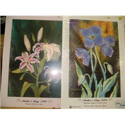 Lot of 2 Mother's Day prints by Teresa Ascone (229)