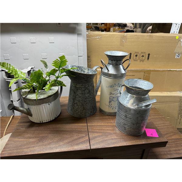 Rustic decor jugs