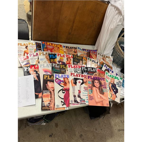 Playboy magazines