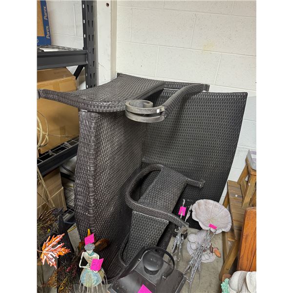 Patio chair and ottoman Hampton bay