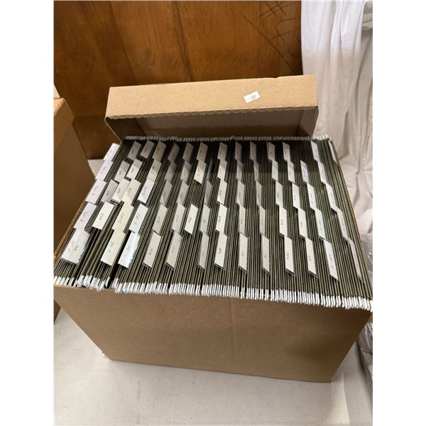 75 hanging file folders with box