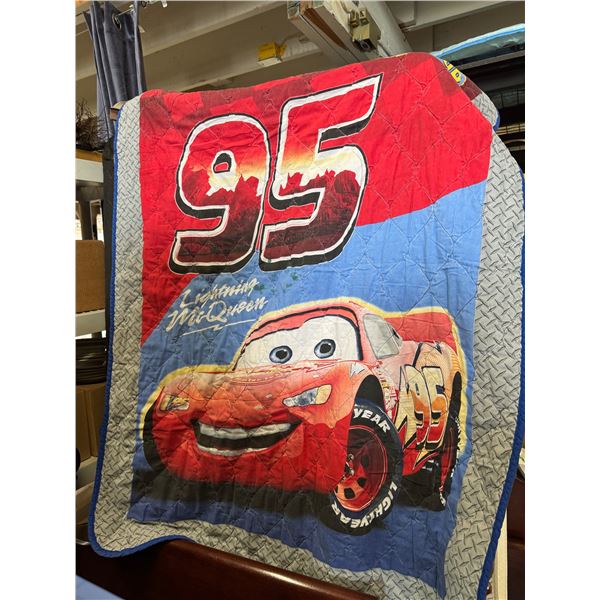 Lightning McQueen toddler blanket