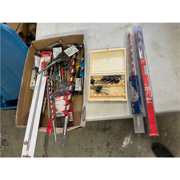 Assorted drillbits, etc.