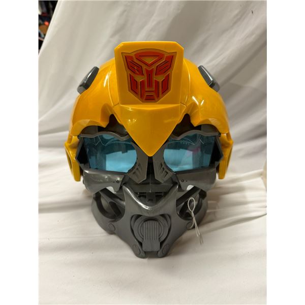 Transformer helmet needs batteries