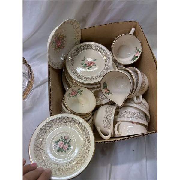 Plates cups, saucers