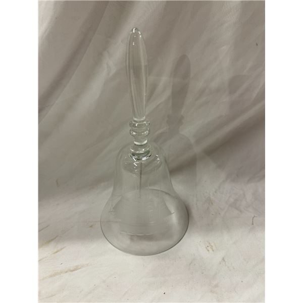 bell etched with ship