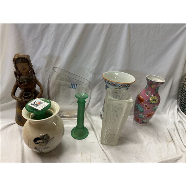 Vases and Candle Holder