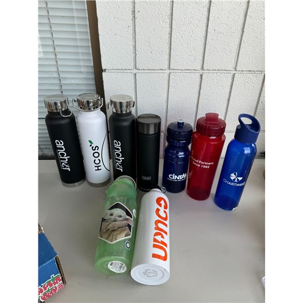 Water bottles