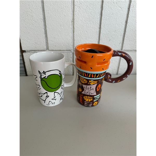 Starbucks mug and other