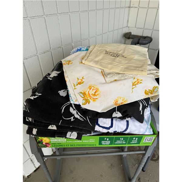 Duvet covers sheets and pillowcases