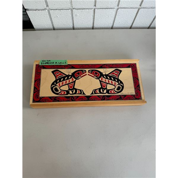 Haida Clarence, a. Wells box.