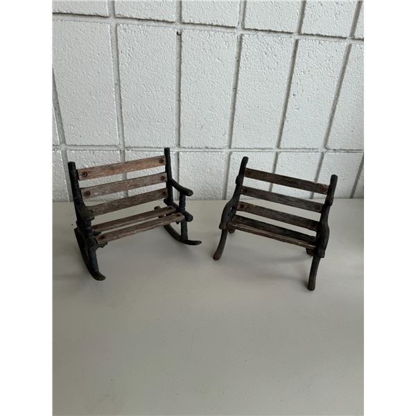 Rocker bench and bench decor