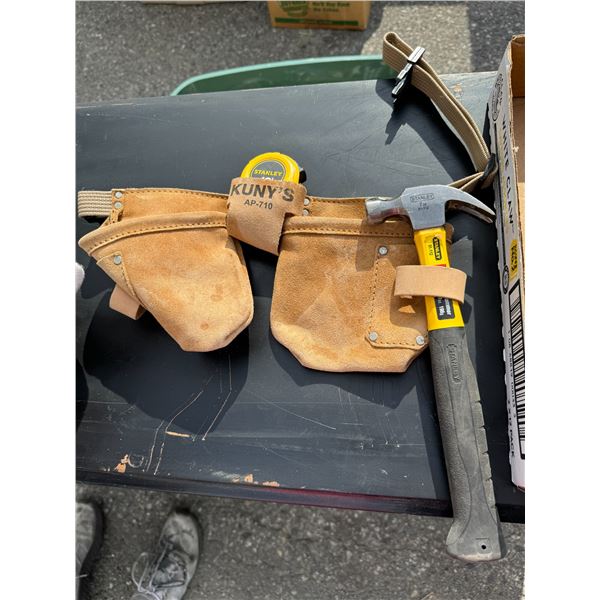Kuby's tool belt and tools