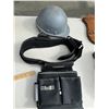 Image 1 : Work belt and hardhat