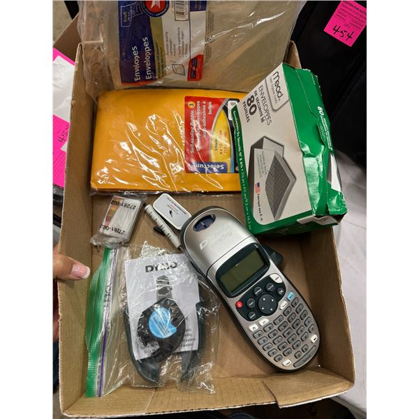 Dymo letraTag and other office supplies