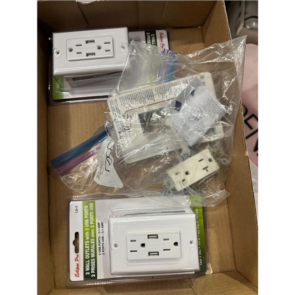 Outlets with USB ports