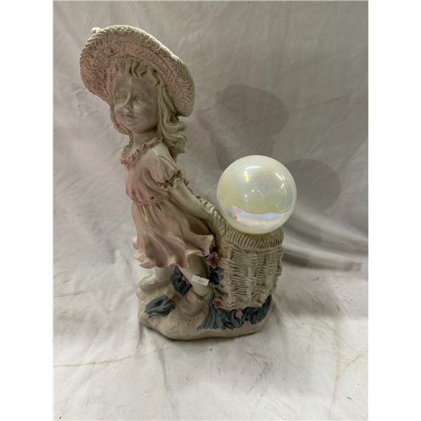 Solar powered garden decor