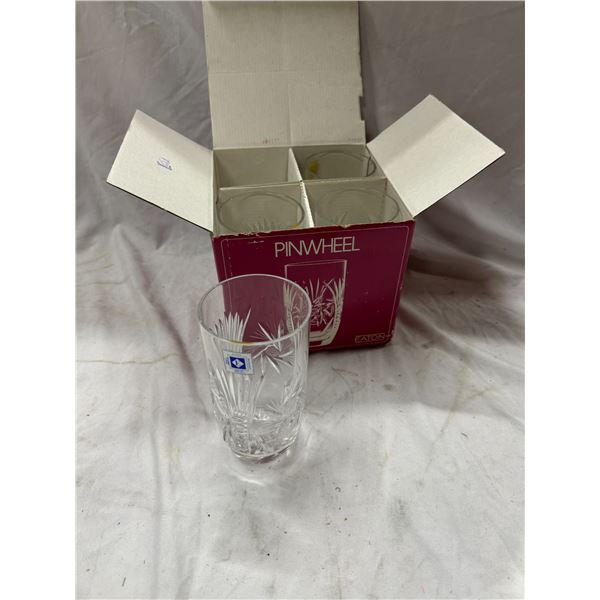 Eaton Pinwell crystal glasses