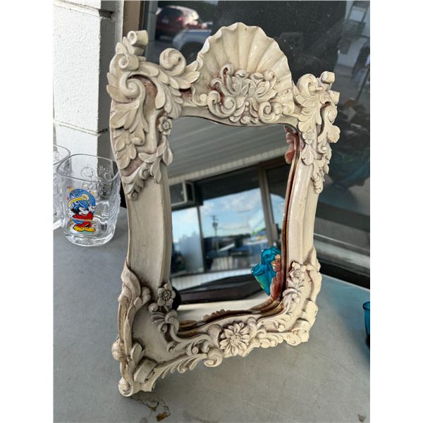 Dresser top mirror