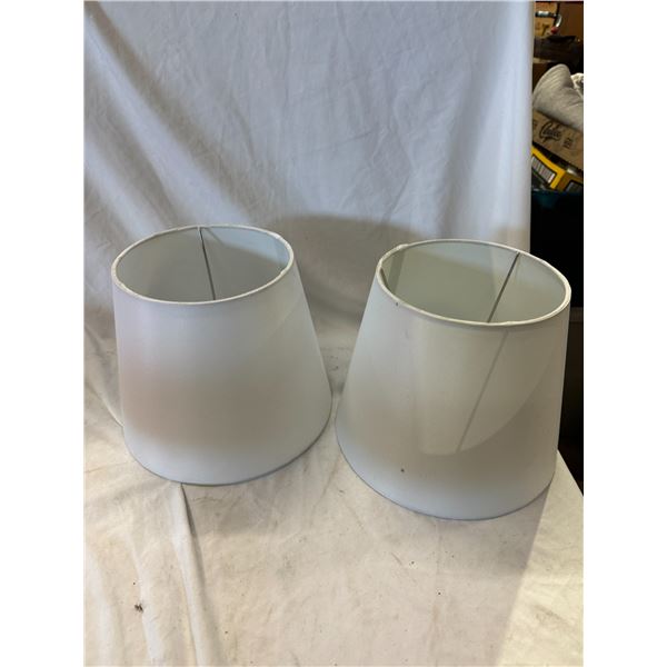 2 lampshades