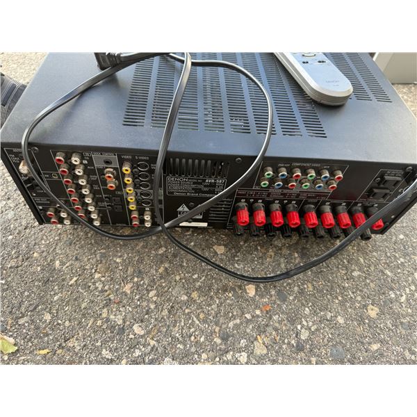 Denon receiver with remote