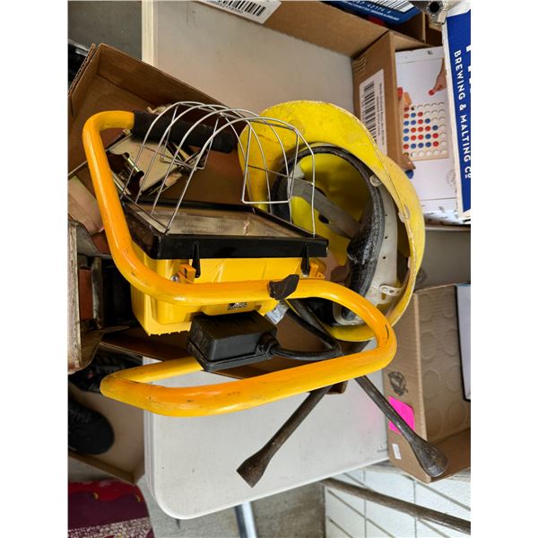 Work light, tire iron, etc.