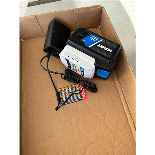 Heart 20 V battery and charger