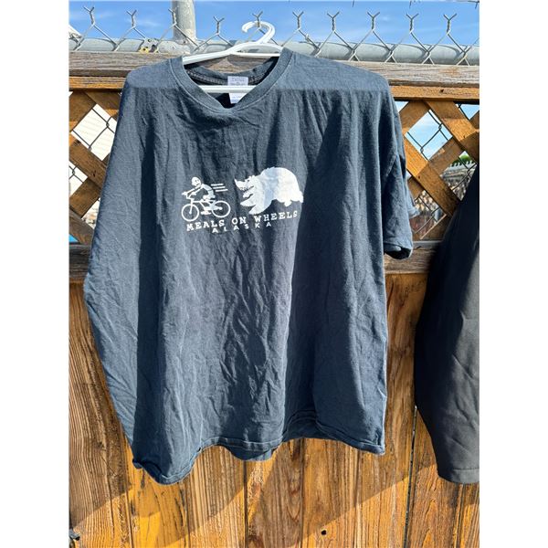 Meals on wheels, Alaska T-shirt two XL