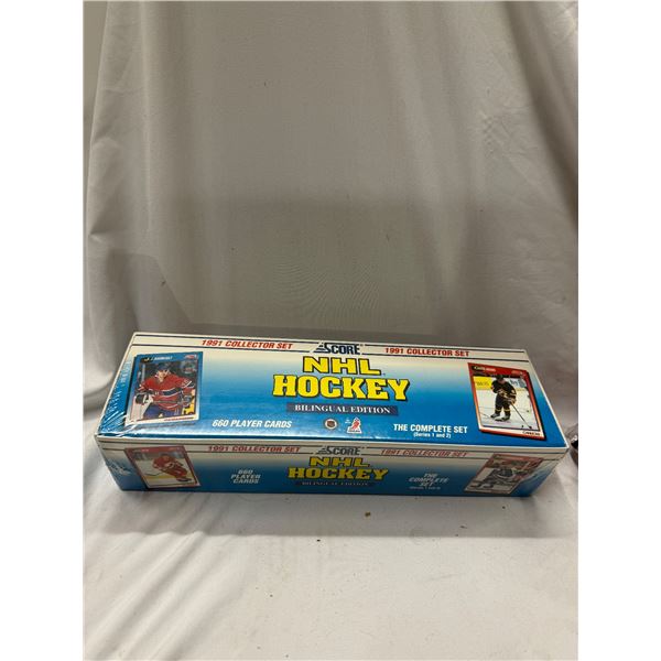 Sealed score NHL Hockey 1991 collector set
