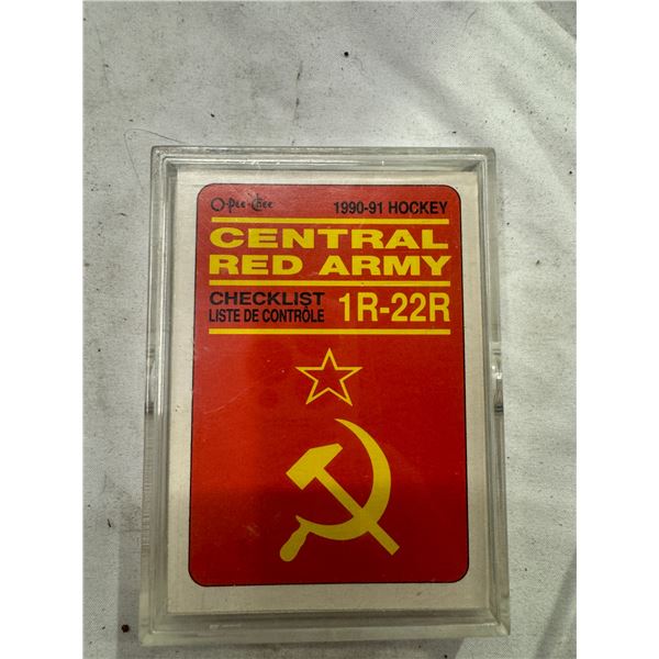 Central red army op 19 90–91 hockey cards