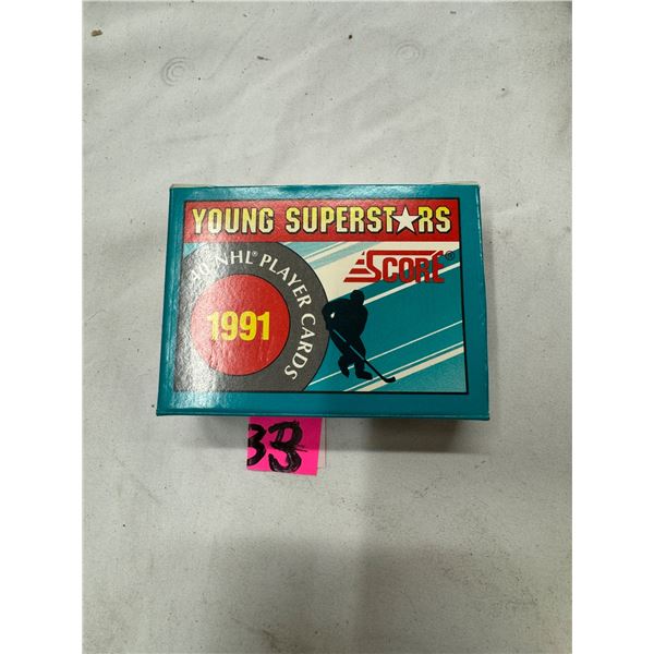 Score young stars 1991 40 NHL player cards