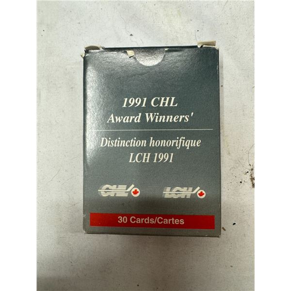 1991CHL award winners cards