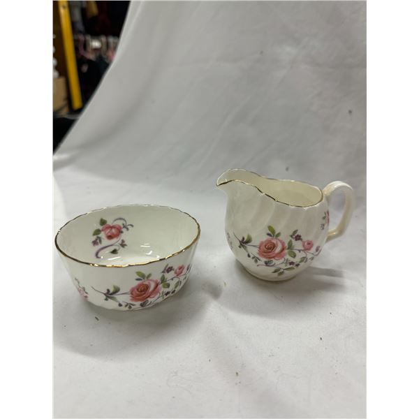 Royal, Adderly, cream and sugar