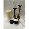 Image 1 : Candles and candleholders