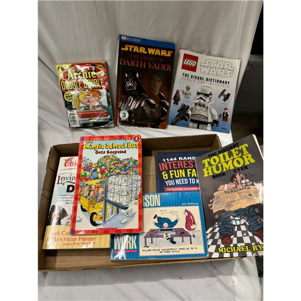 Assorted books and comics