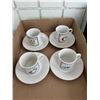 Image 1 : Japan, espresso set of 4 cups and saucers one has small chip