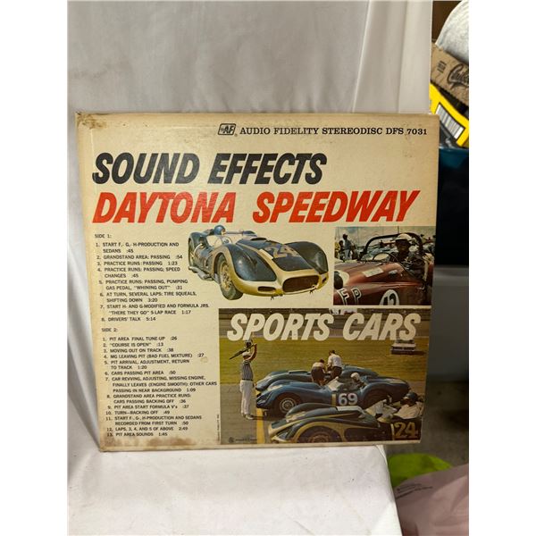 Sound effects of Daytona Speedway record