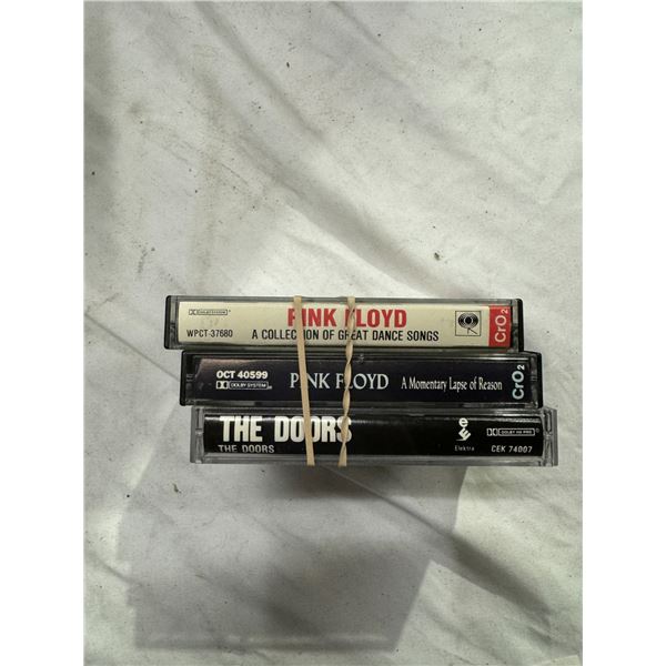 Pink Floyd and the doors cassettes