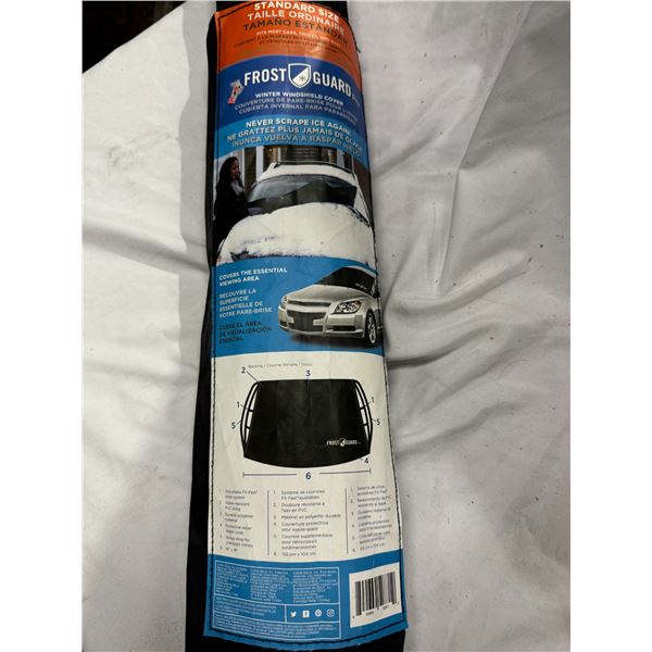 Frost guards winter windshield covers
