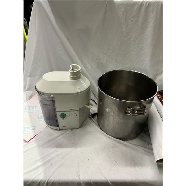 Stock, pot and juicer